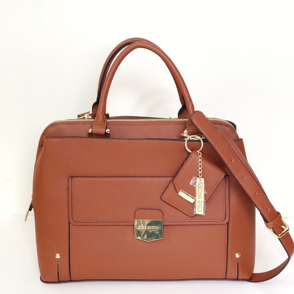 Steve Madden Handbags - NWT• Steve Madden Cognac Handbag